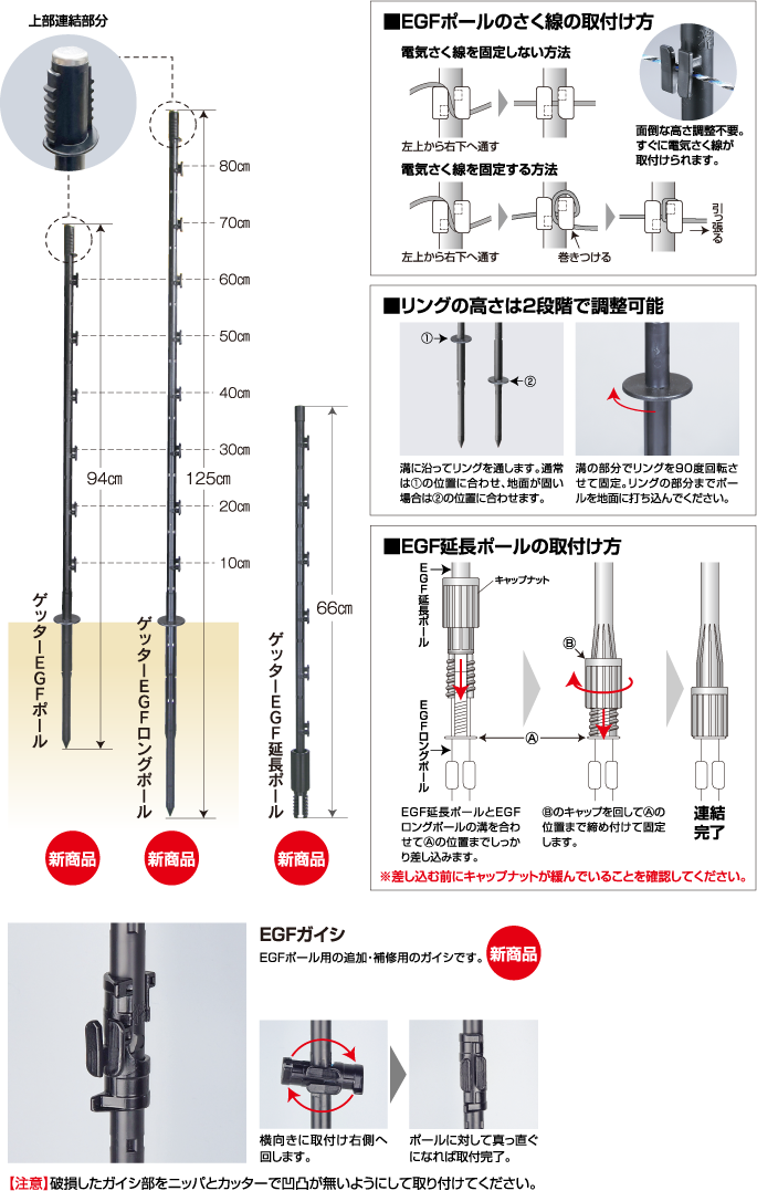 ゲッターEGFリングポール